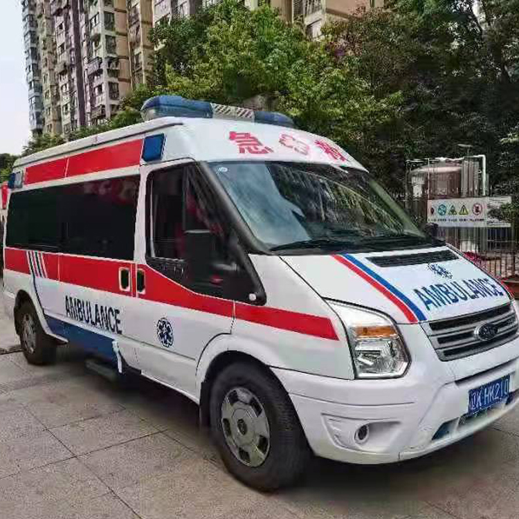 渭源长途救护车护送病人返乡